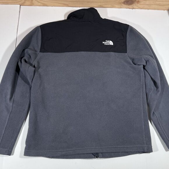 The North Face Denali 2 Fleece Full Zip Black/Grey Jacket Men's Medium - Picture 8 of 8